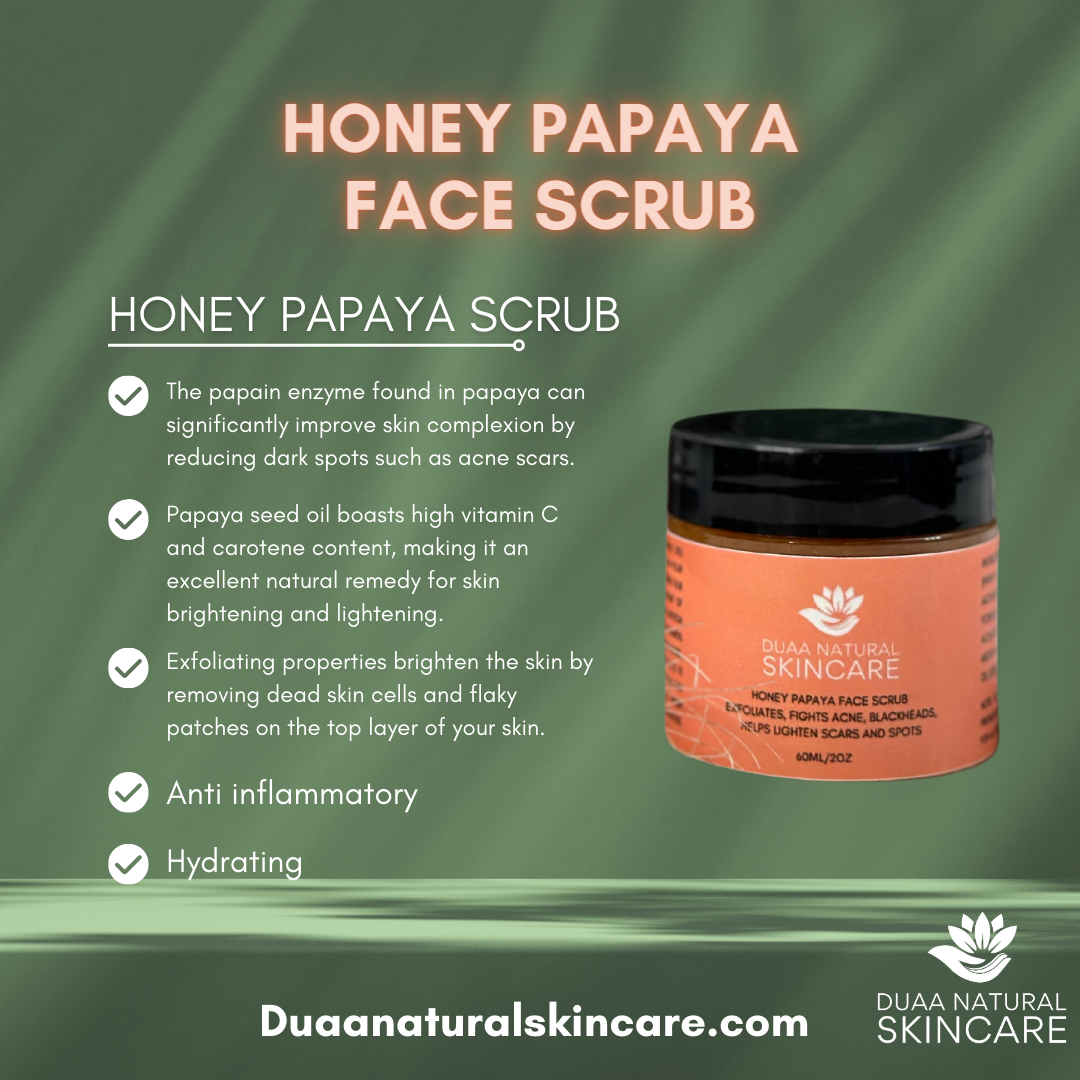 Honey Papaya  Face Scrub